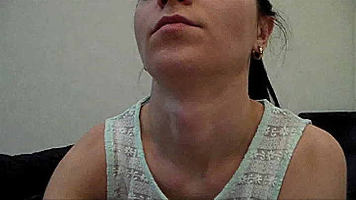 The large arteries of my sexy neck