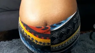 Colorful Leggings Oily Ass Worship