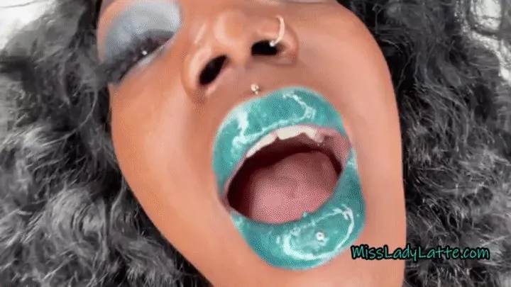 Metallic Aqua Lipstick Worship