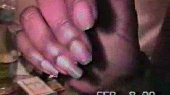 Ebony woman gives me a foot Job for the 1st time- wonderful foot job