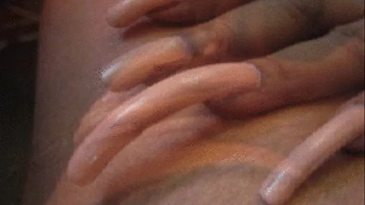 Dangerous Long Curved Fingernails from a black woman