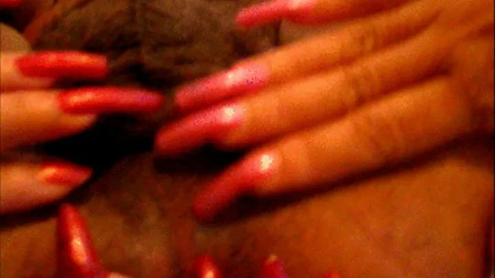 Look at Mistress Gai's Fingernails and Toenailsn "Scratching and Fingering a Bare Ass