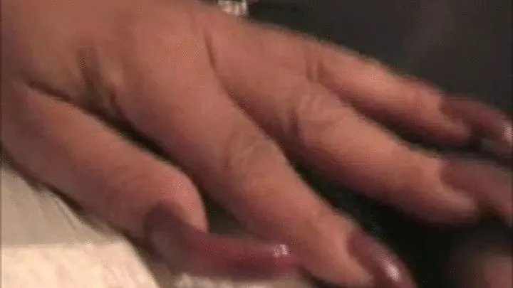 My Long Sexy Fingernails .Watch me Play with myself