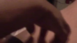 Hard Scratching by Older Woman with Long Finger Nails (Red Polish)