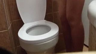 First pile then piss and suck the ass. The sound of mating and pissing. Fetish toilets.