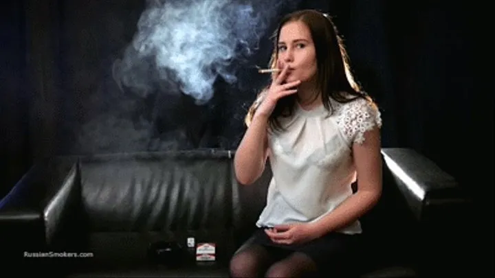 New face of our fetish videos Marina smoking 100 mm Marlboro Red