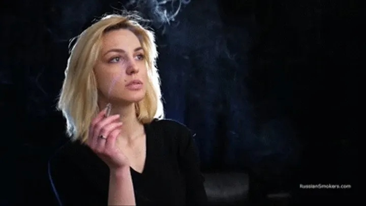 Beautiful smoker Sasha shows her skills in her latest smoking fetish video