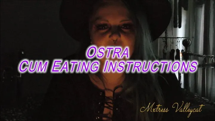 ostra - cum eating instructions