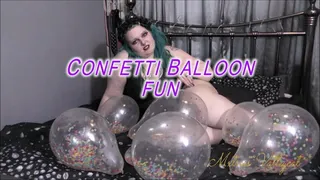 confetti balloon fun