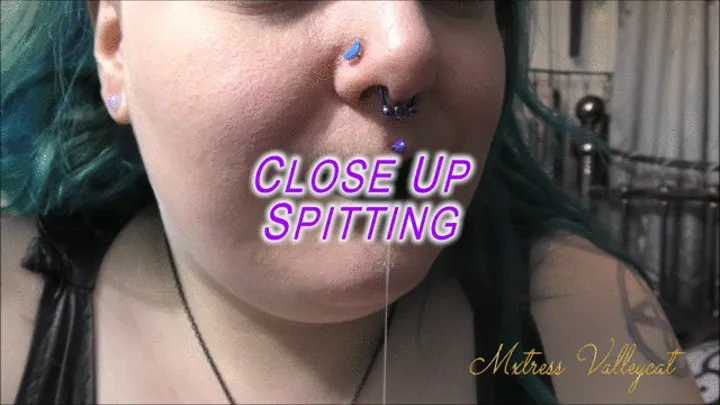 Close Up Spitting