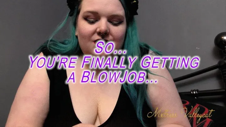 So You're Finally Getting a BlowJob...