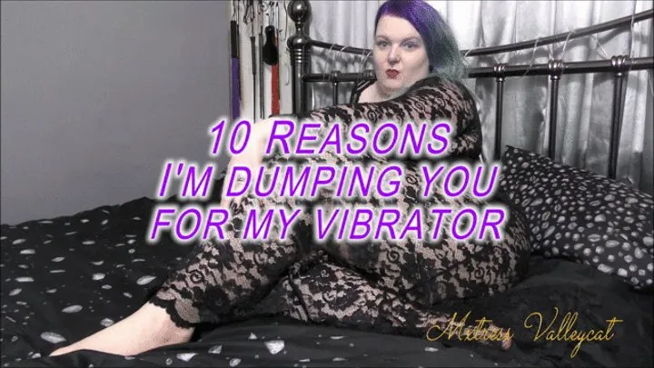 10 Reasons I'm dumping you for my vibrator