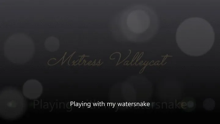 Playing with my Watersnake