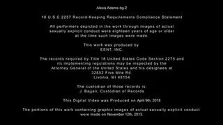 Alexis Adams: Secret Recording