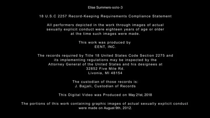 Elise Summers Solo 3