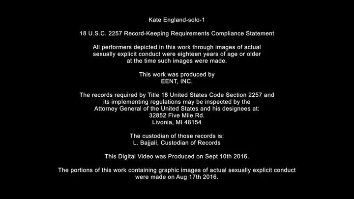 Kate England Solo 1