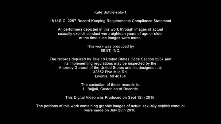 Kate Sottile Solo 1