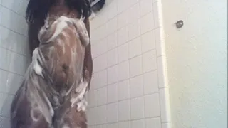 Soapy shower nude twerk sexy fun time