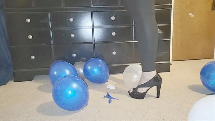 High Heel Balloon Popping