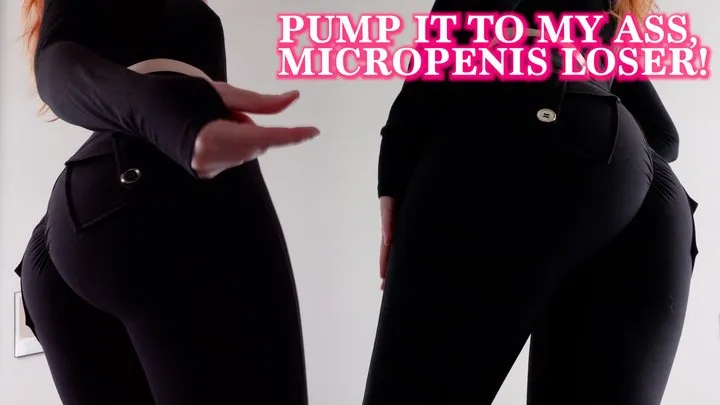 Pump It To My Ass, Micropenis Loser!