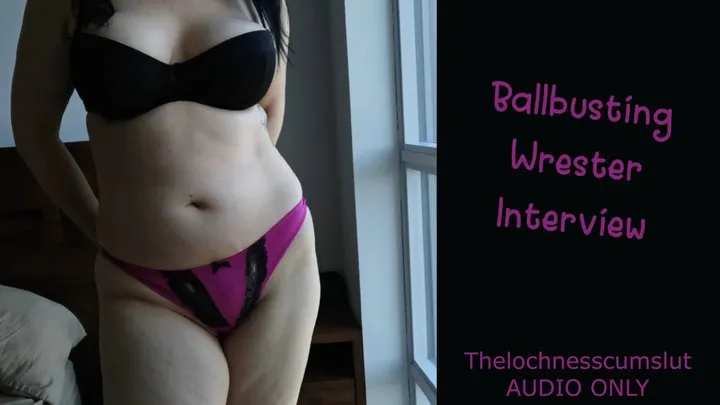 Ballbusting Wrestler Interview Part 1