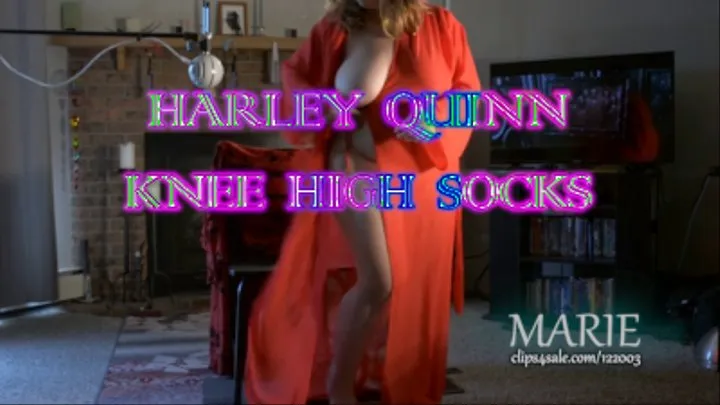 HARLEY QUINN KNEE HIGH SOCKS