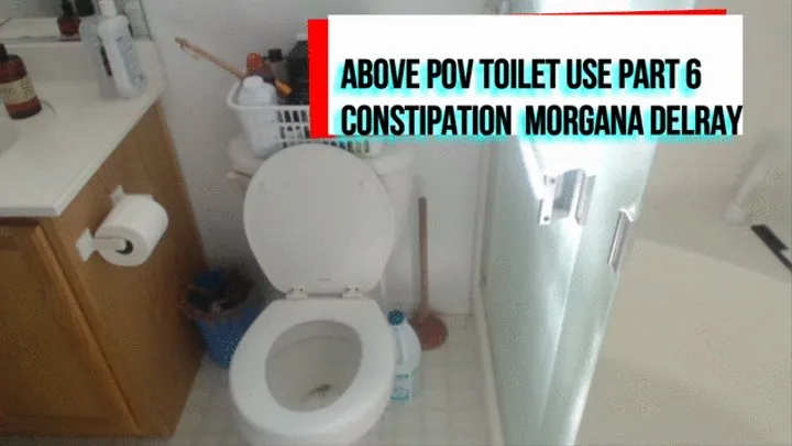 Above Toilet Use POV Part 6 Constipation