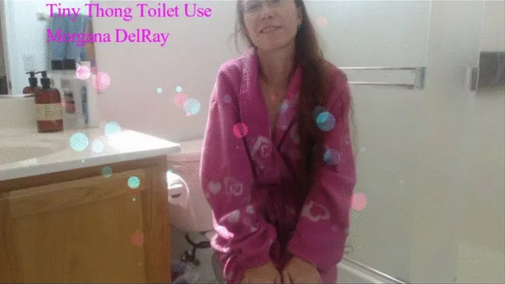 Tiny Thong Toilet Use Size WMV