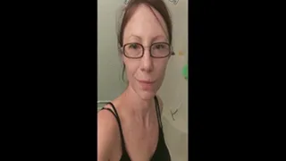 Closeup Pee and Using The Toilet Before My Shower Double Clip