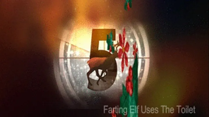 Farting Elf Uses The Toilet