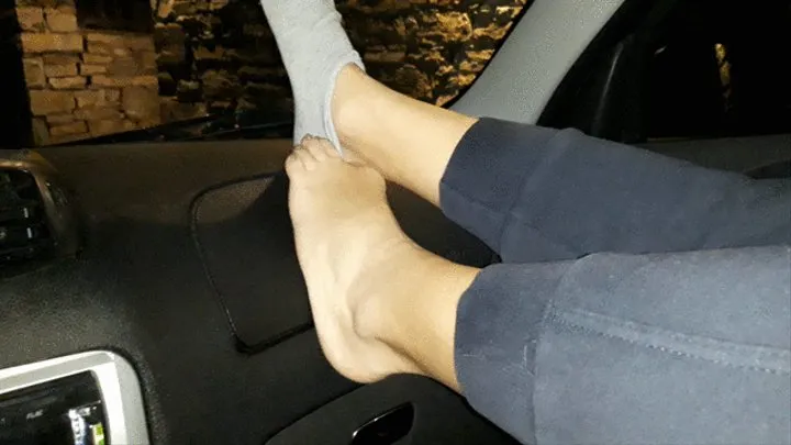 Eve's footplay in my car