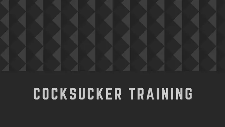 Cocksucker Training Audio