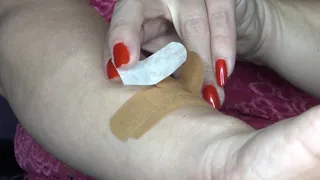 Bandaid Applied to Forearm