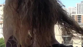 Curly Hair Outdoors