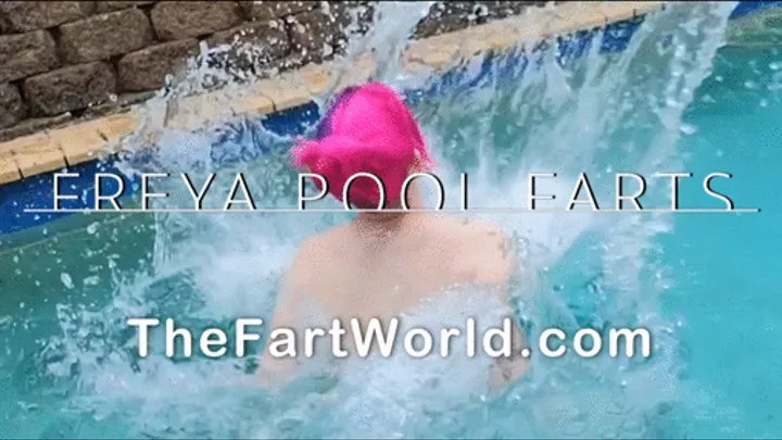 Freya Farting In Her Pool!