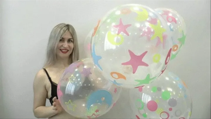 Transparent balloons for you