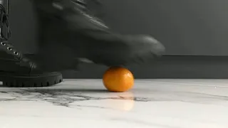 Crush tangerines in different crushing styles MOV