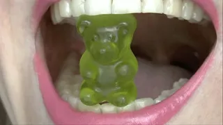 Gummy bear biting request