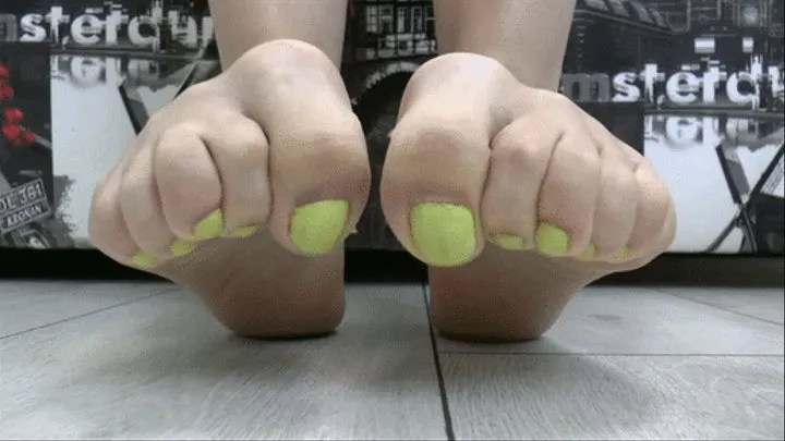 Hard toe curling + loud toe pop = orgasm (part 2)