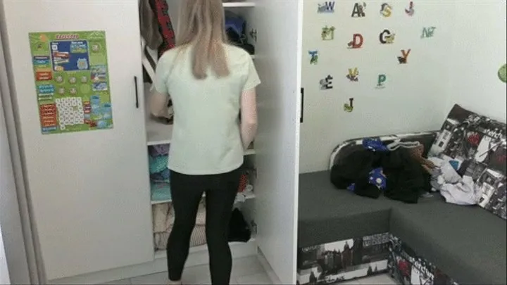 You clean your closet a lot while farting