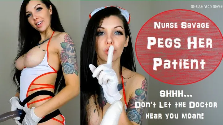 Nurse POV Pegging & Handjob in Latex Gloves CEI