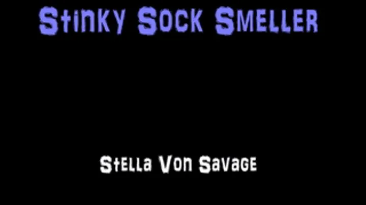 Stinky Sock Smelling Feet Licker