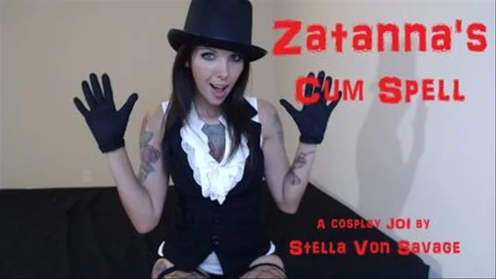 Zatanna Zahara's Cum Spell - Cosplay JOI