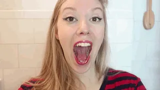 Showing Off My Uvula