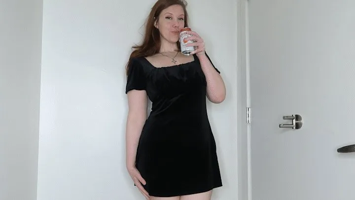 Burping in My Sexy Little Black Dress for You