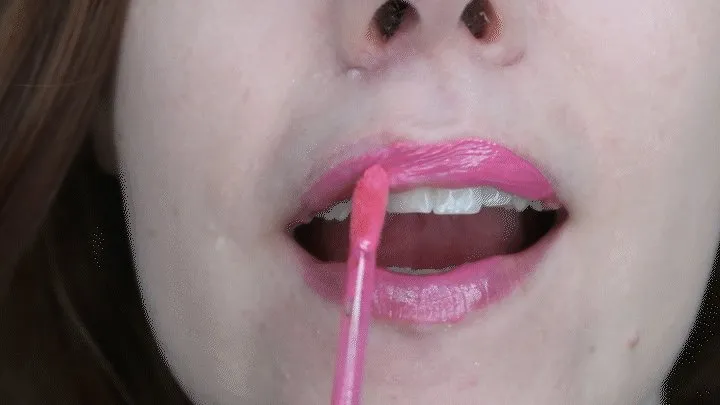 Pretty Pink Lip Gloss and an Even Prettier Pink Uvula