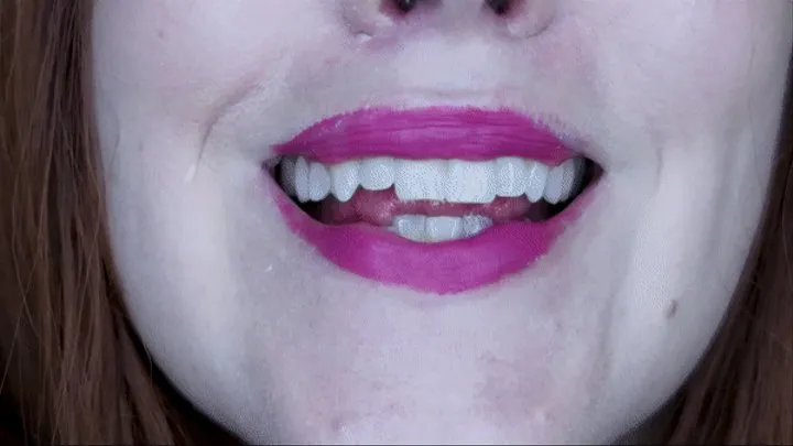 Pink Lipstick, Gooey Gloss, and Uvula Show