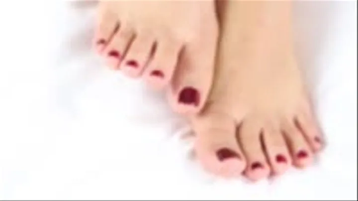 Becky's Cherry Red Toe Show