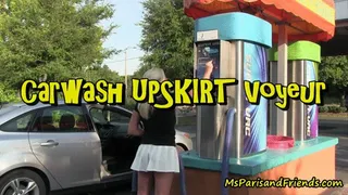 Carwash UPSKIRT Voyeur