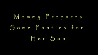 Step-Mommy Prepares Some Panties for Her Step-Son